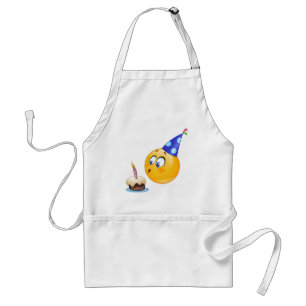 birthday emoji standard apron