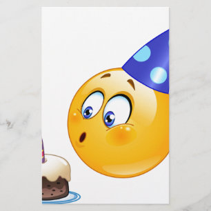 birthday emoji stationery