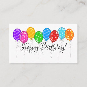 Birthday Enclosure Cards by SRF