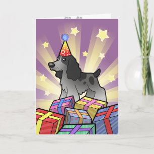 Birthday English Cocker Spaniel Card