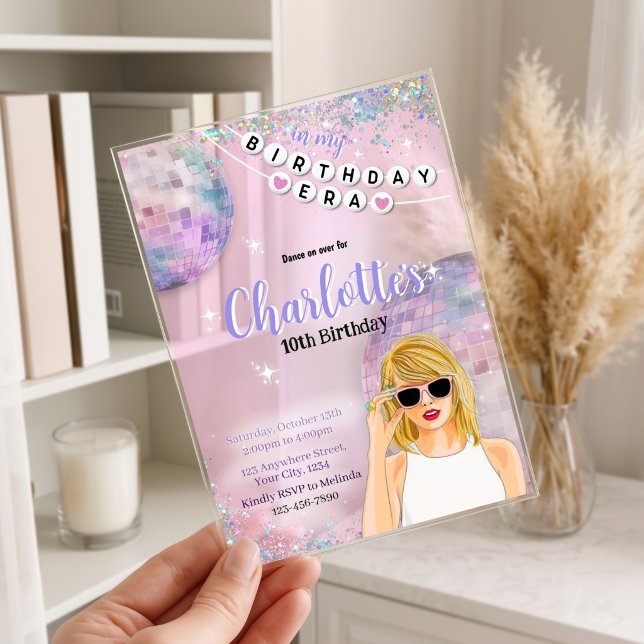 Birthday ERA swift inspired invitation (Creator Uploaded)