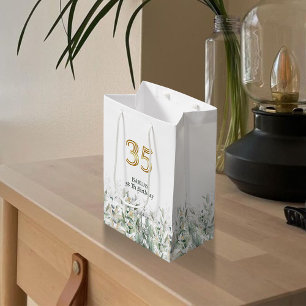 Birthday Eucalyptus Greenery Gift Bag