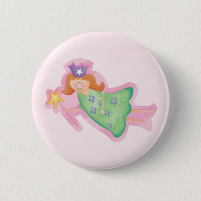 Birthday Fairy 6 Cm Round Badge (Front)