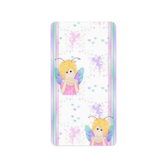 Birthday Fairy Miniature Candy bar wrappers Label (Front)