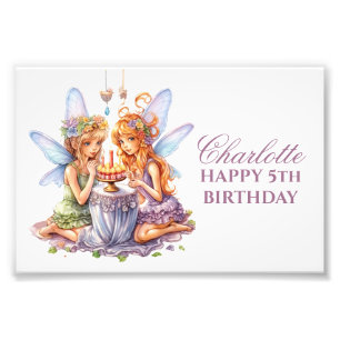 BIRTHDAY FAIRY PHOTO PRINT