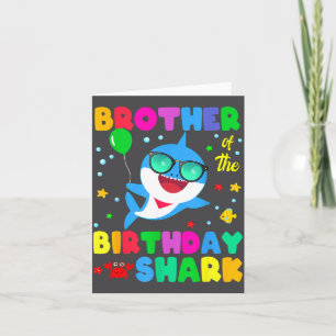 Birthday Family Brother Of The Birthday Boy Girl S Card