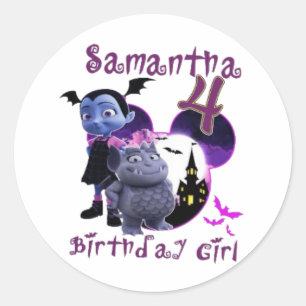 Birthday Family  Classic Round Sticker