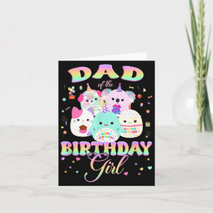 Birthday Family Squish Squad Dad Of The Birthday G Card