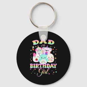 Birthday Family Squish Squad Dad Of The Birthday G Key Ring