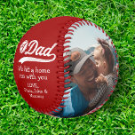 Birthday Father's Day From Kids to Dad Photo Baseball<br><div class="desc">The perfect personalised gift for your father, father-to-be, new father, husband on Fathers Day, your wedding day or birthday. Customise with your own personal message and family photos. Pick photos of your children, kids with their dad, or add his favourite sports team logo. A great Fathers Day gift idea from...</div>
