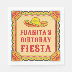 Birthday Fiesta Napkins