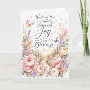 Birthday Filled with Joy and Blessings Card
