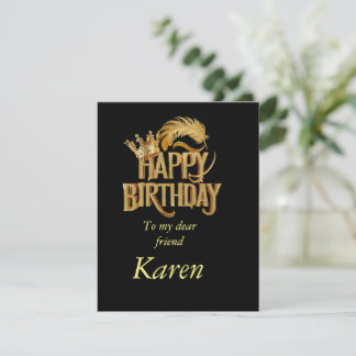 Birthday Flat Card
