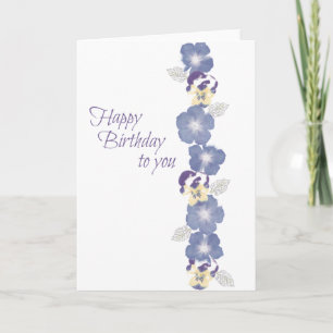 Birthday Flowers Card