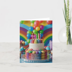 Birthday Folded Greeting Card