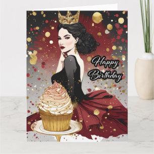 Birthday -Folded Greeting Card