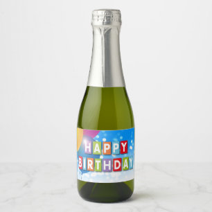 Birthday, Food and Beverage Label Set