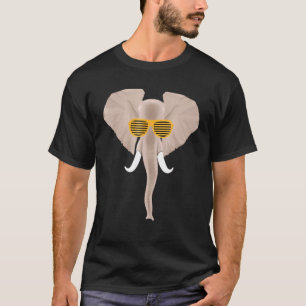 Birthday For Boy Cool Elephant Animal Theme Party T-Shirt