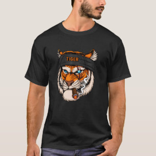 Birthday for Boy Cool Tiger Striped Animal Theme P T-Shirt