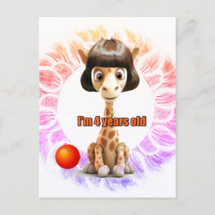 Birthday for Girls Postcard