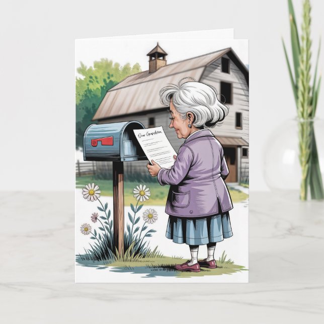 Birthday For Grandma Card (Front)