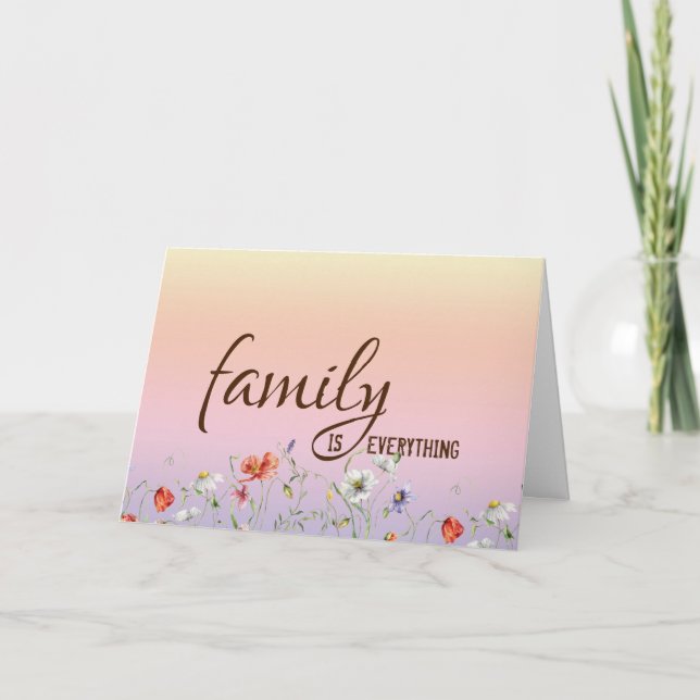 Birthday for Mother-in-law With Floral Border Card (Front)