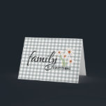 Birthday For Sister-in-Law Daisies Card<br><div class="desc">Birthday for sister-in-law on grey and white gingham pattern with watercolor daisy bouquet.
All text can be changed.</div>