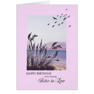 Birthday for Sister-in-Law, seaside scene