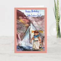 Birthday for the Little Indian girl