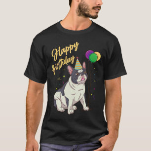Birthday French Bulldog T-Shirt