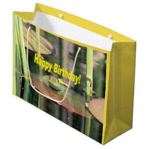 Birthday Frog Large Gift Bag
