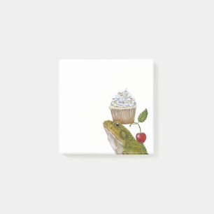 Birthday Frog Post-it notes