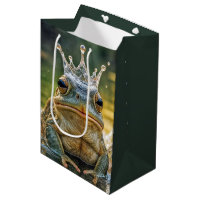 Birthday Frog Wearing a Water Splash Crown