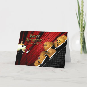 BIRTHDAY, FROM ALL OF US, MUSICIANS,  HUMOR CARD
