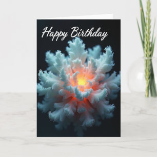 Birthday Frost Bloom Card