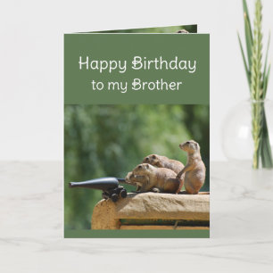Birthday Fun No Candles No Birthday Brother Fun Card