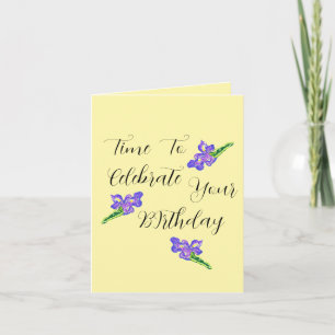 Birthday G Card : Time To Shine .