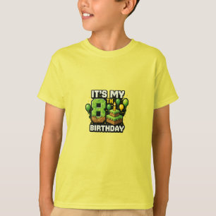 Birthday Gamer Shirt – Pixel Block Birthday Design