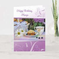 Birthday Garden Breakfast With Muffins