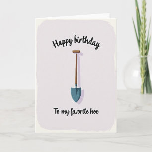 Birthday Garden Tool Card