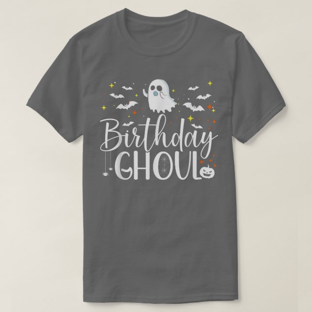 Birthday Ghoul Halloween Girls Womens Fab BOO Lous T-Shirt (Design Front)