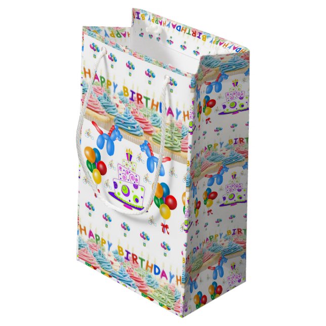 Birthday Gift Bag (Back Angled)