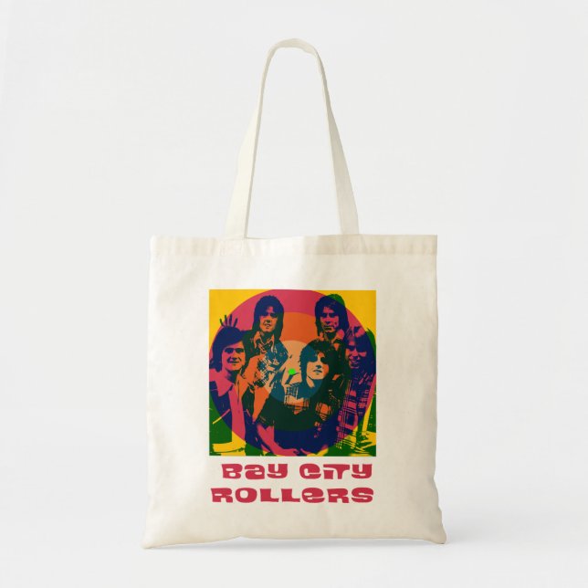 Birthday Gift Band Bay City Rollers Music Rock  Co Tote Bag (Front)