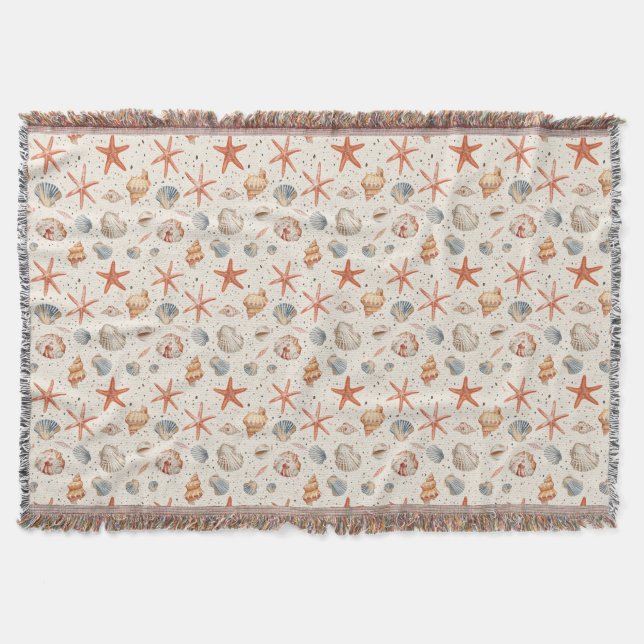 Birthday Gift | Be Shore Of Yourself Throw Blanket (Front)
