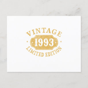 Birthday Gift Best Limited for the 1993s Postcard