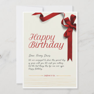 Birthday Gift card