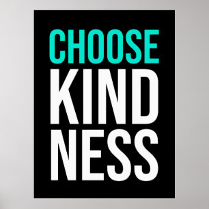Birthday Gift Choose Kindness Poster