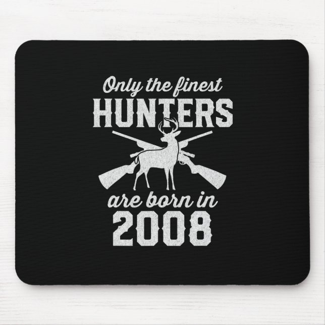 Birthday gift Deer Hunter Hunting for 2008s Mouse Pad (Front)