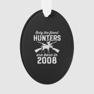 Birthday gift Deer Hunter Hunting for 2008s Ornament