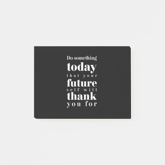 Birthday Gift Do Something Today Post-it Notes (Front)